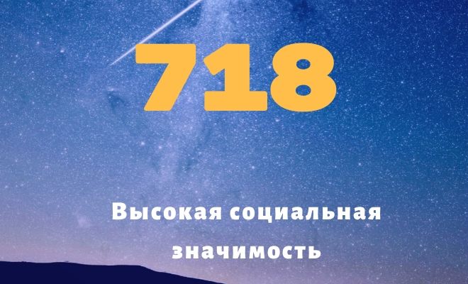 Число 718 в нумерологии: толкование по цифрам и по сумме