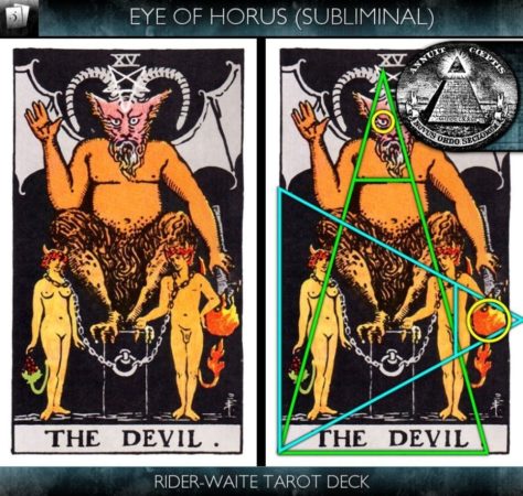 Старший аркан XV Дьявол. Все духовные ценности попраны