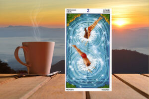 2 (Двойка) Пентаклей Таро 78 Дверей: значение в отношениях, любви, деньгах и здоровье, и в сочетании с другими картами, карты дня