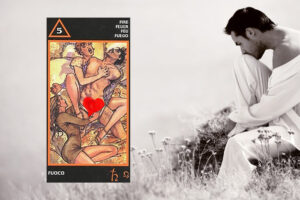 5 (Пятерка) Огня Таро Манара: значение в отношениях, любви, чувствах, толкование в сочетании с другими картами при гадании