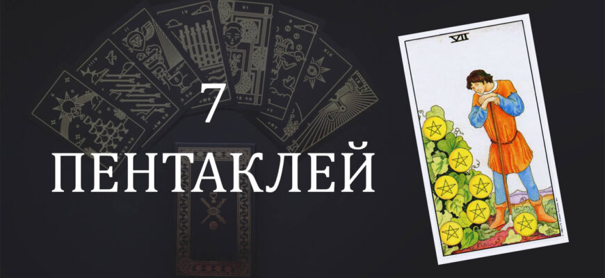 7 (Семерка) Пентаклей (Монет) Таро: значение в отношениях, любви, работе и в сочетании с другими картами при гадании