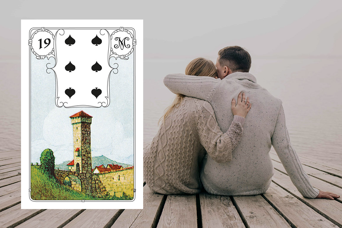 Башня Ленорман: значение карты в гаданиях на отношения и любовь, сочетание с другими оракулами