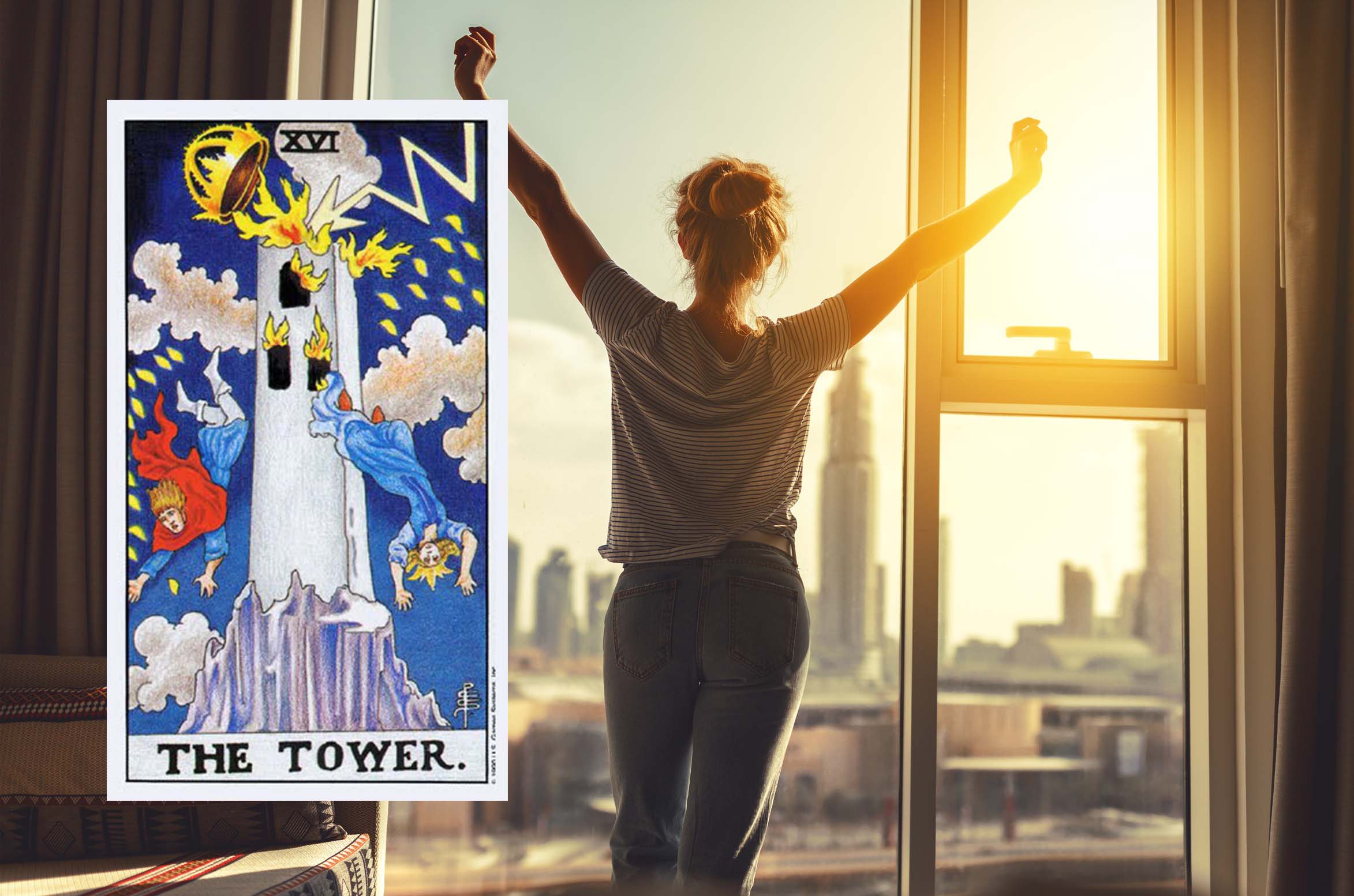 Башня Таро – 16 аркан: значение в отношениях, любви, работе и в сочетании с другими картами при гадании