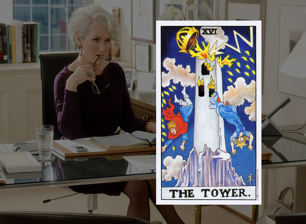 Башня Таро – 16 аркан: значение в отношениях, любви, работе и в сочетании с другими картами при гадании