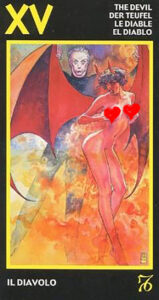 Дьявол Таро Манара: значение в отношениях, любви, чувствах, толкование в сочетании с другими картами при гадании