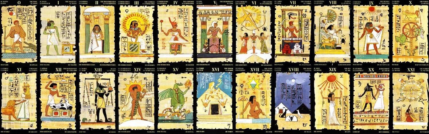 Египетское Таро - обзор и описание колоды, особенности и уникальность, толкование значений карт