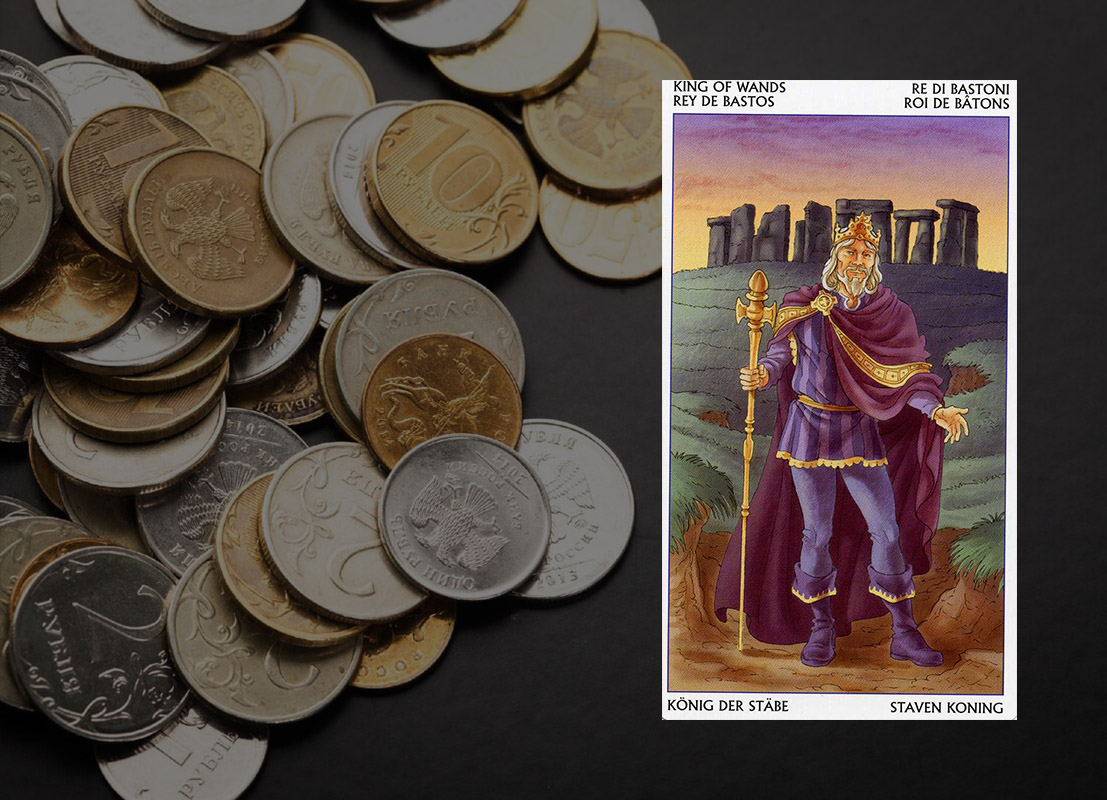 Король Жезлов Таро 78 Дверей: значение в отношениях, любви, деньгах и здоровье, и в сочетании с другими картами, карты дня