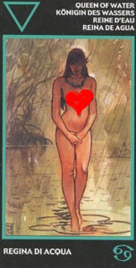 Королева Воды Таро Манара: значение в отношениях, любви, чувствах, толкование в сочетании с другими картами при гадании