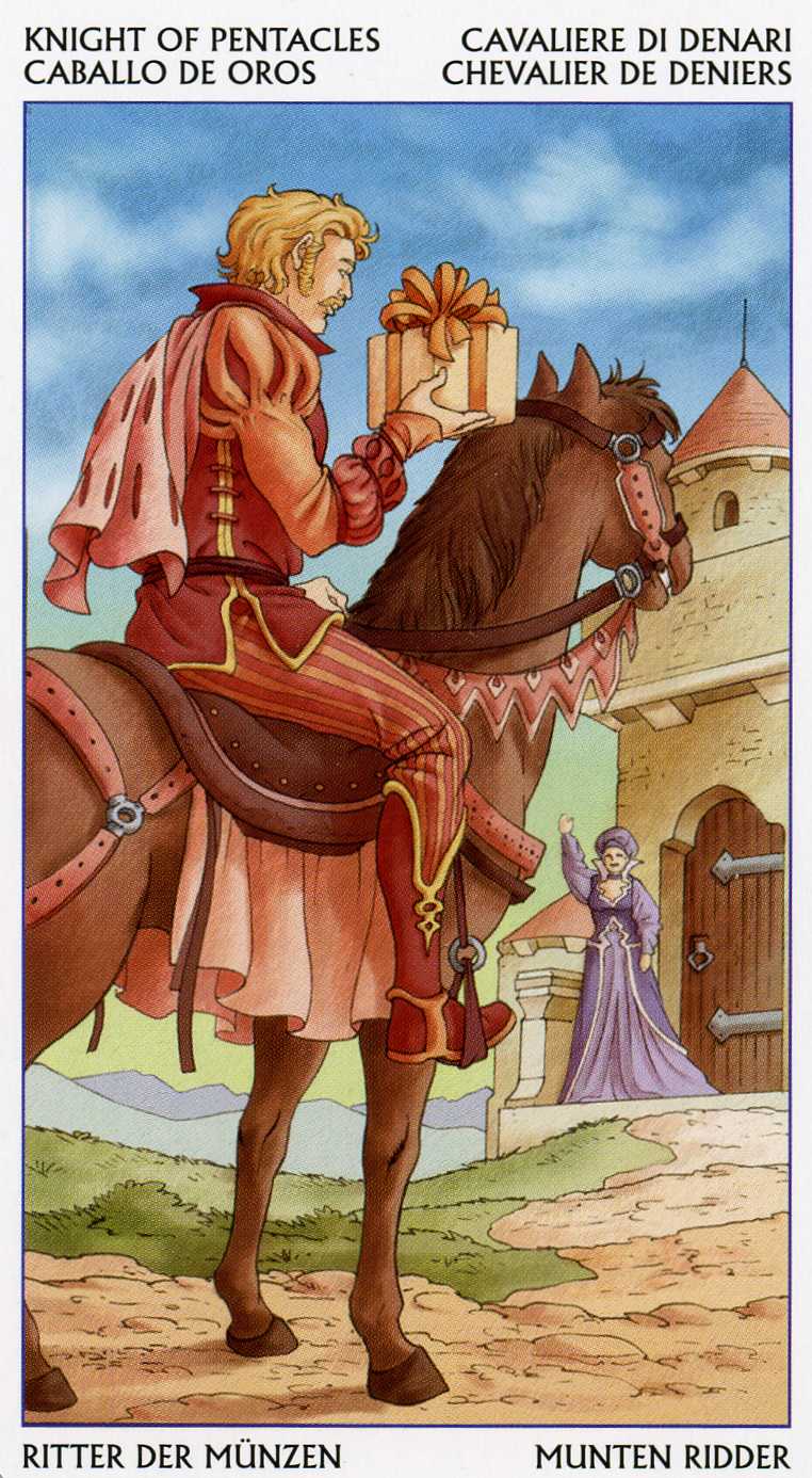 Рыцарь Пентаклей Таро 78 Дверей: значение в отношениях, любви, деньгах и здоровье, и в сочетании с другими картами, карты дня
